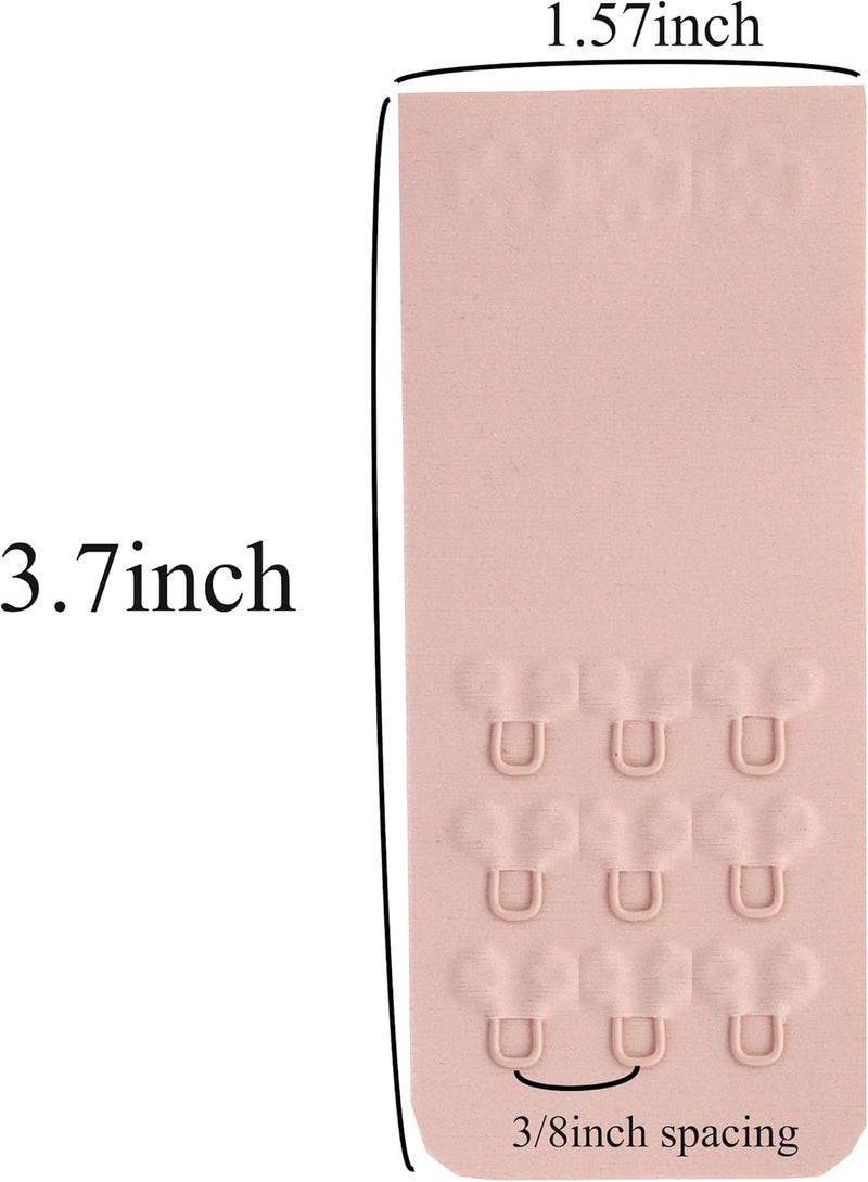 SAMGU Store Women's Soft Bra Extender 2 Hook / 3 Hooks / 4 Hooks Seamless Comfortable Bra Strap Extender Extension - Image 2